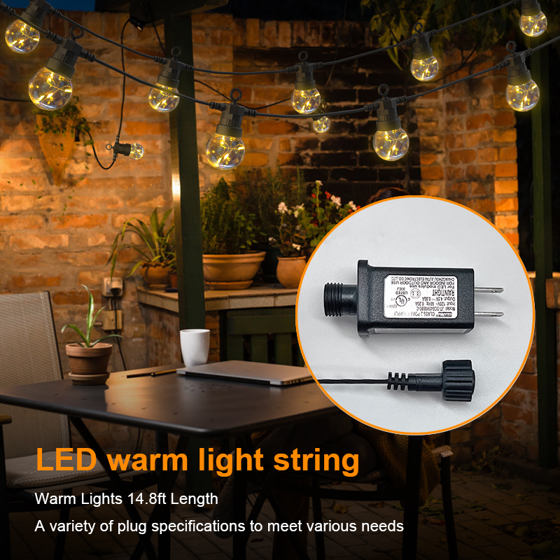 HCP065  G50铜线户外灯串